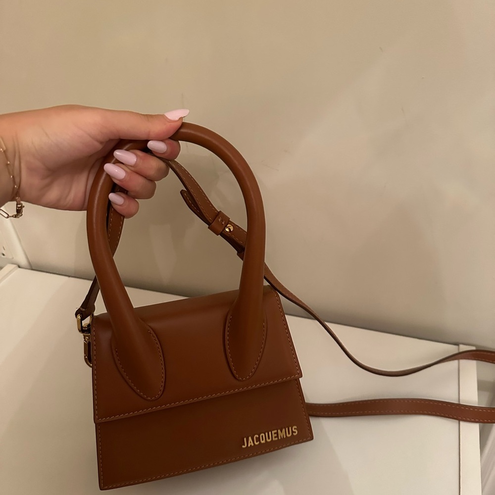 Jacquemus Brown Leather Women's Bag - Picture 3 of 4